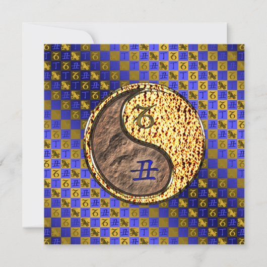 Getreide und Feuer Ox Karte (Vorderseite)