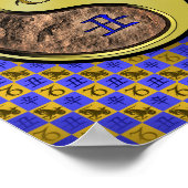 Getreide und Metalle Poster (Ecke)