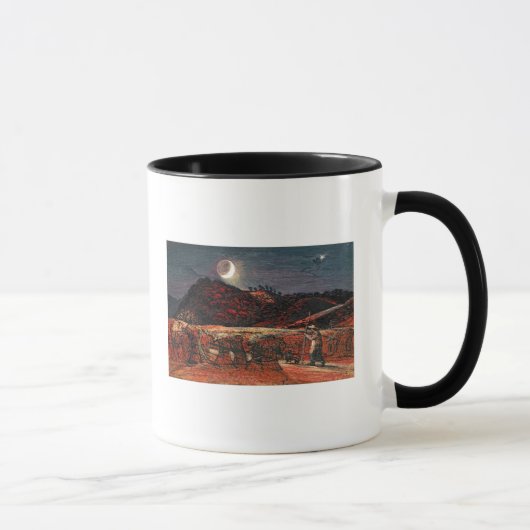 Getreidefeld durch Mondschein, 1830 Tasse (Rechts)