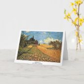 Getreidefeld durch Sisley Alfred Karte (Gelbe Blume)