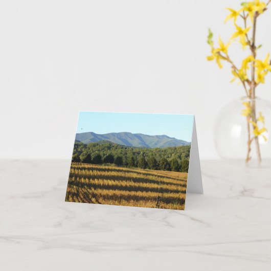 Getreidefeld Karte (Gelbe Blume)