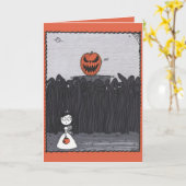 Getreidefeld Pumpkinhead Karte (Gelbe Blume)