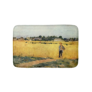 Getreidefeld (von Berthe Morisot) Badematte