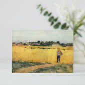 Getreidefeld (von Berthe Morisot) Karte (Stehend Vorderseite)