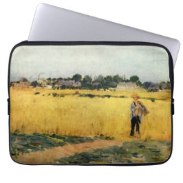 Getreidefeld (von Berthe Morisot) Laptopschutzhülle