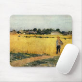 Getreidefeld (von Berthe Morisot) Mousepad (Mit Mouse)