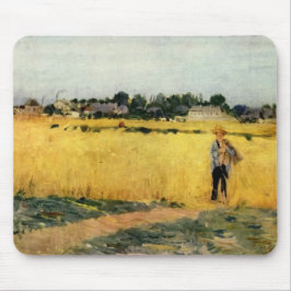 Getreidefeld (von Berthe Morisot) Mousepad