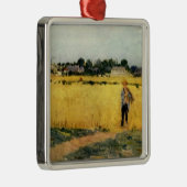 Getreidefeld (von Berthe Morisot) Ornament Aus Metall (Rechts)
