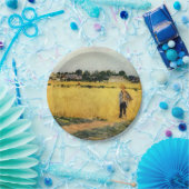 Getreidefeld (von Berthe Morisot) Pappteller (Party)