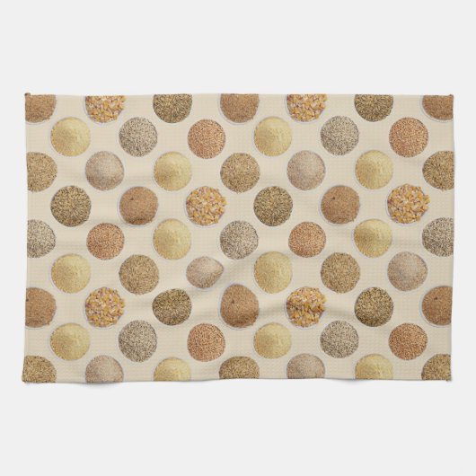 Getreidekörner Erntegebiete Geschirrtuch (Horizontal)
