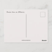 Getreidekörner in Sturmy Weather in Illinois Postkarte (Rückseite)