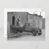 Getreidelieferwagen, 1937 postkarte (Vorne/Hinten)