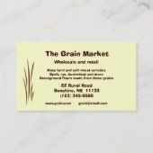 Getreidemarkt Visitenkarte (Rückseite)