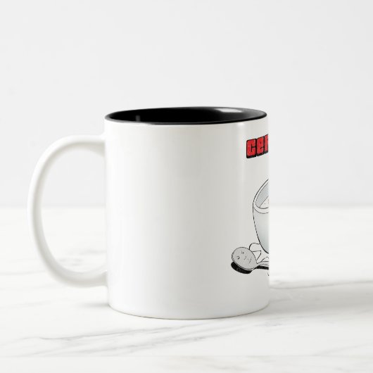 Getreidemörder Zweifarbige Tasse (Links)