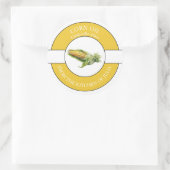 Getreideöllabel Runder Aufkleber (Tasche)