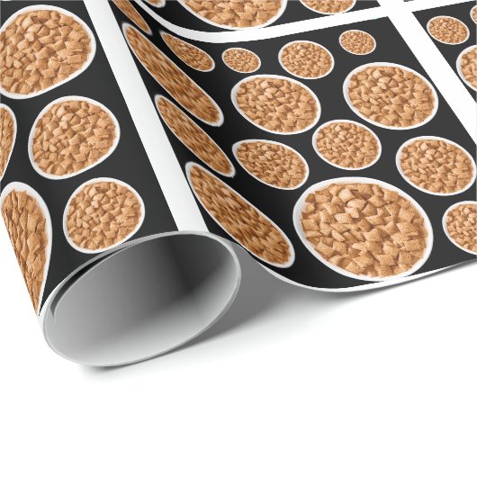 Getreidestruktur Geschenkpapier (Rolleneckpunkt)