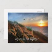 Getrennt, aber zusammen (kovid 19 Ermutigung) Postkarte (Vorne/Hinten)