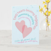 Getrennt durch Ozeane Karte (Gelbe Blume)