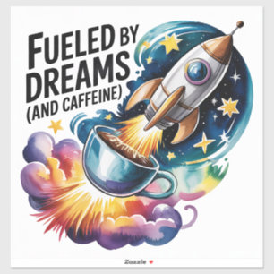 Getrennt von Träumen (und Koffein) Aufkleber