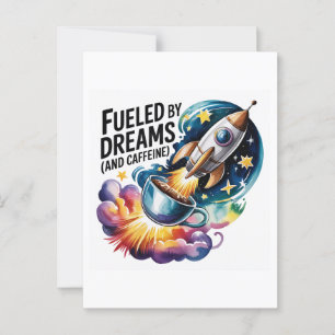 Getrennt von Träumen (und Koffein) Postkarte