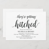 Getrennte Bridal Dusche Einladungskarten (Vorne/Hinten)