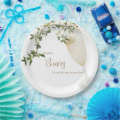 Getrennte Champagne Pappteller (Party)