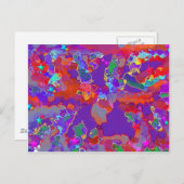 Getrennte Emotionen Postkarte (Vorne/Hinten)