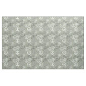 Getrennte Friedenszeichen Gray-ID1075 Stoff (Fat Quarter (45,7 x 55,9 cm))