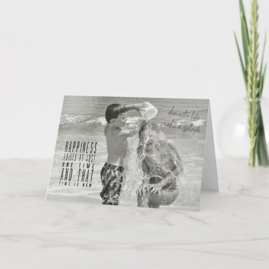 GETRENNTE Grußkarte Dankeskarte (Vorderseite)