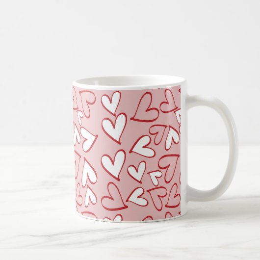 Getrennte Herzen Kaffeetasse (Rechts)