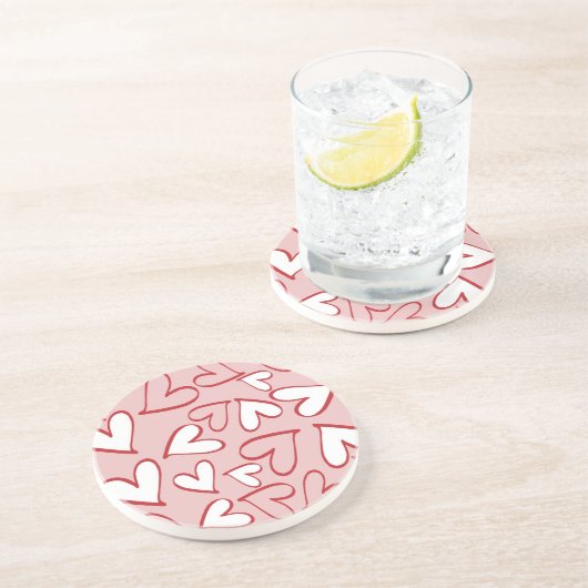 Getrennte Herzen Untersetzer (Seite)