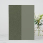 Getrennte Moosgrüne Einladung (Stehend Vorderseite)
