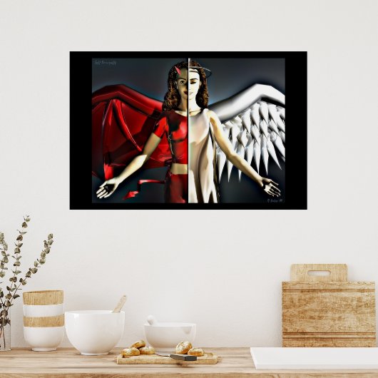 Getrennte Persönlichkeit Poster (Küche)