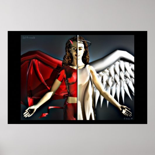 Getrennte Persönlichkeit Poster (Vorne)