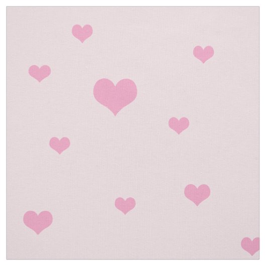 Getrennte rosa Herzen auf hellrosa Stoff (Muster)