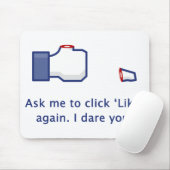 Getrennter Daumen - fragen Sie mich zum Klicken Mousepad (Mit Mouse)