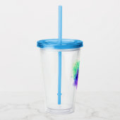 Getrenntes Herz Acryltrinkbecher (Rechts)