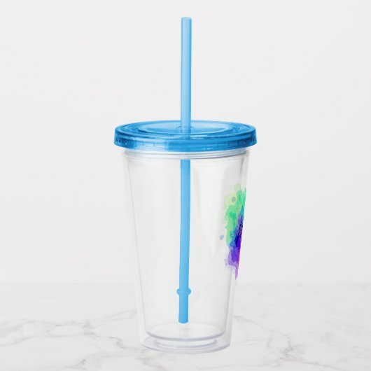 Getrenntes Herz Acryltrinkbecher (Rechts)