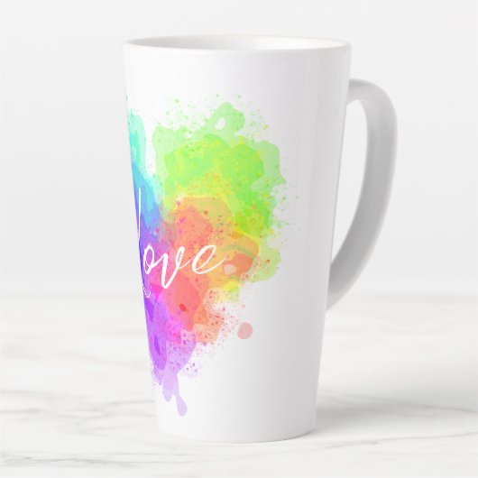 Getrenntes Herz Milchtasse (Rechte Ecke)