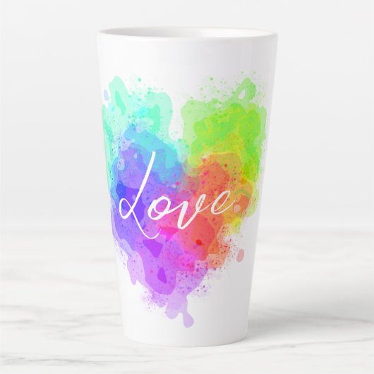 Getrenntes Herz Milchtasse (Vorderseite)