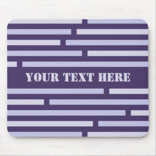 Getrenntes Streifengewohnheit mousepad