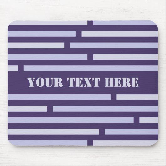 Getrenntes Streifengewohnheit mousepad (Vorne)