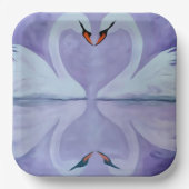 Getreu als Schwan Pappteller (Vorderseite)