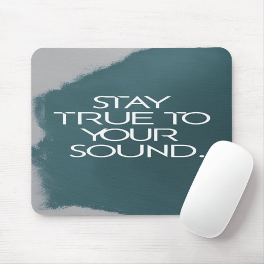 Getreu Ihrem Sound bleibe Mousepad (Mit Mouse)