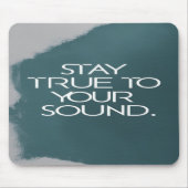 Getreu Ihrem Sound bleibe Mousepad (Vorne)