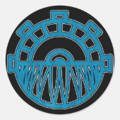 Getriebeaufkleber Runder Aufkleber (Vorderseite)