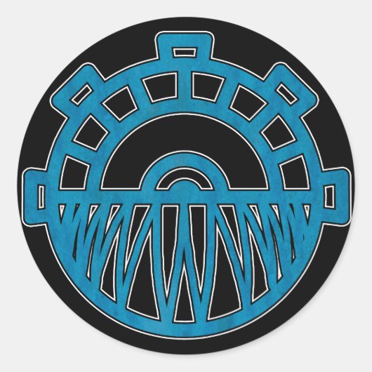 Getriebeaufkleber Runder Aufkleber (Vorderseite)