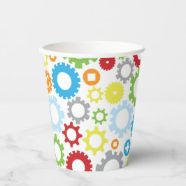 Getriebedesign | Nüsse und Bolzen Papier Cup Pappbecher
