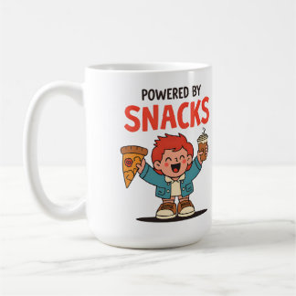 Getrieben von Snacks - Niedliche Cartoon Food Love Kaffeetasse