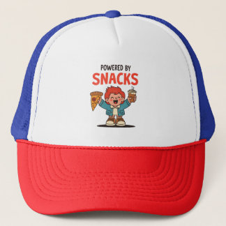 Getrieben von Snacks - Niedliche Cartoon Food Love Truckerkappe
